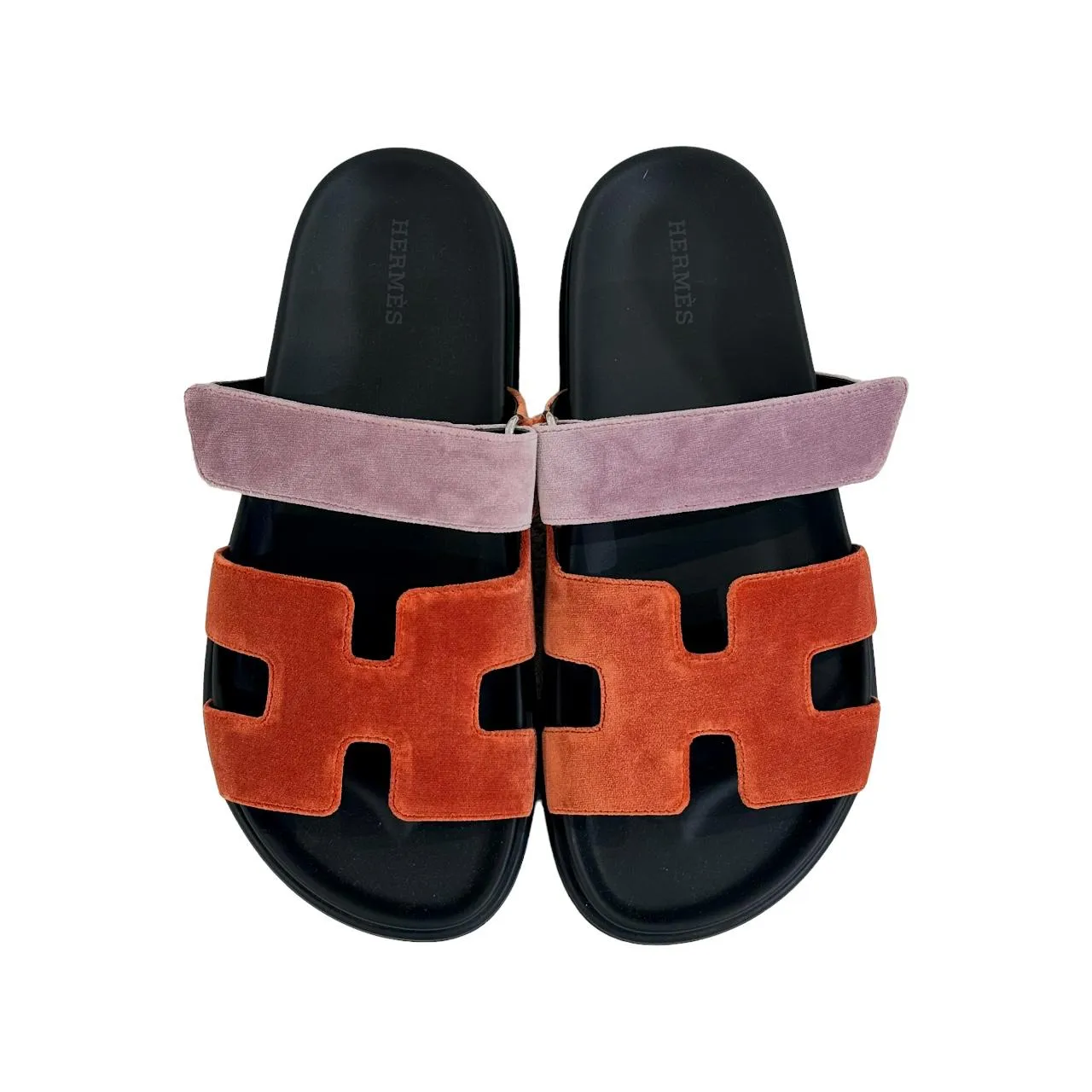 Hermes Chypre Sandal - Orange Canyon / Bruyère