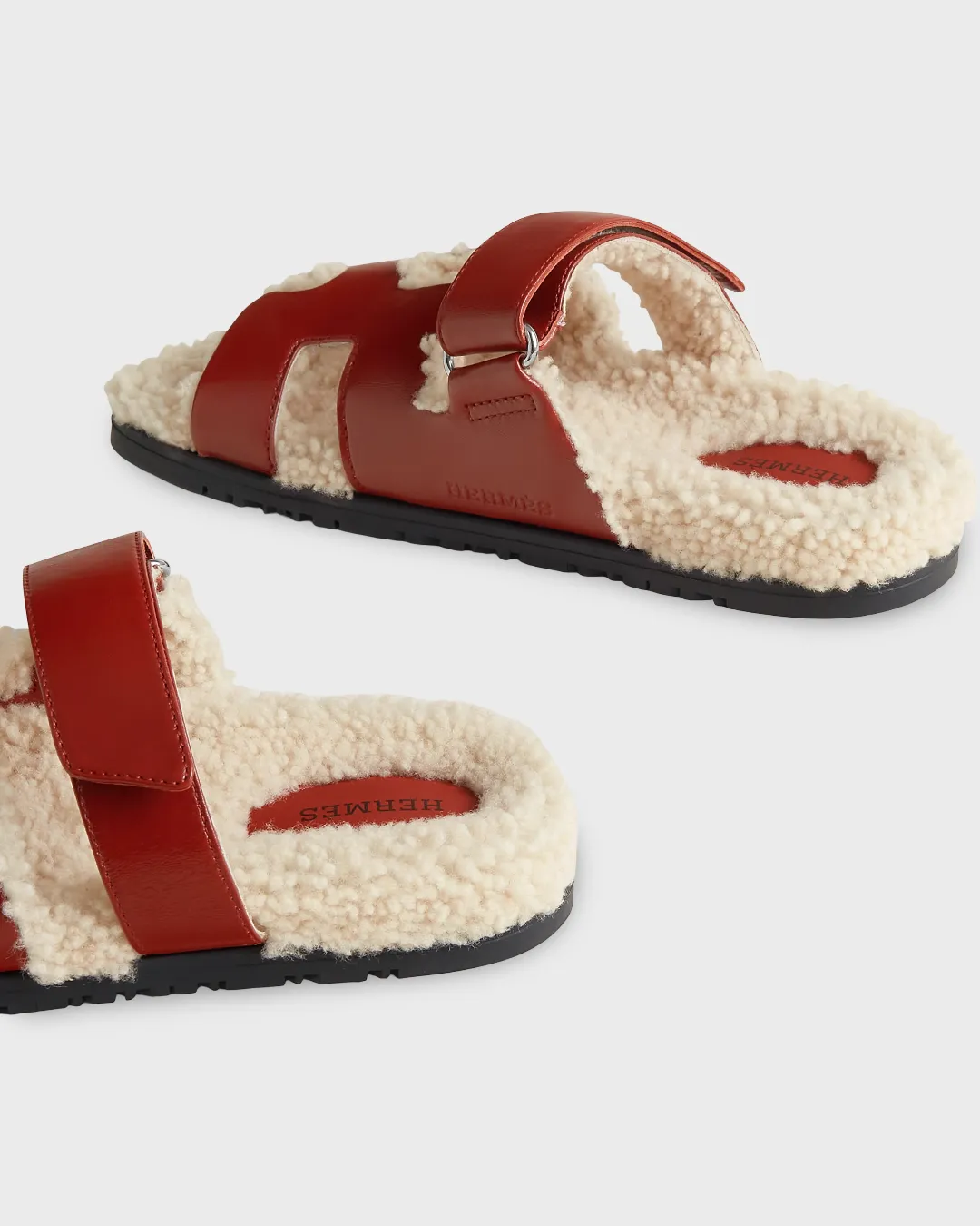 Hermes Chypre Sandal Rouge Sanguine / Écru