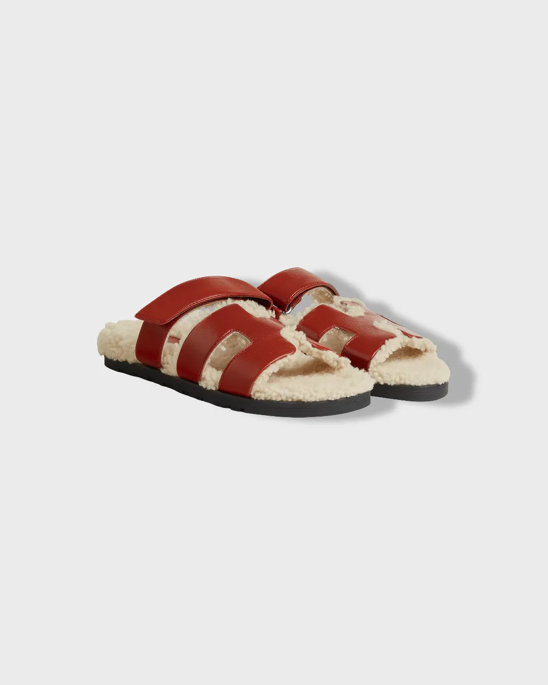 Hermes Chypre Sandal Rouge Sanguine / Écru