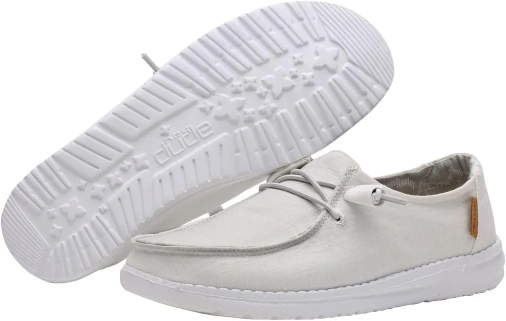 Hey Dude Women's Wendy Chambray Lace-Up Loafer