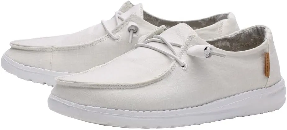 Hey Dude Women's Wendy Chambray Lace-Up Loafer
