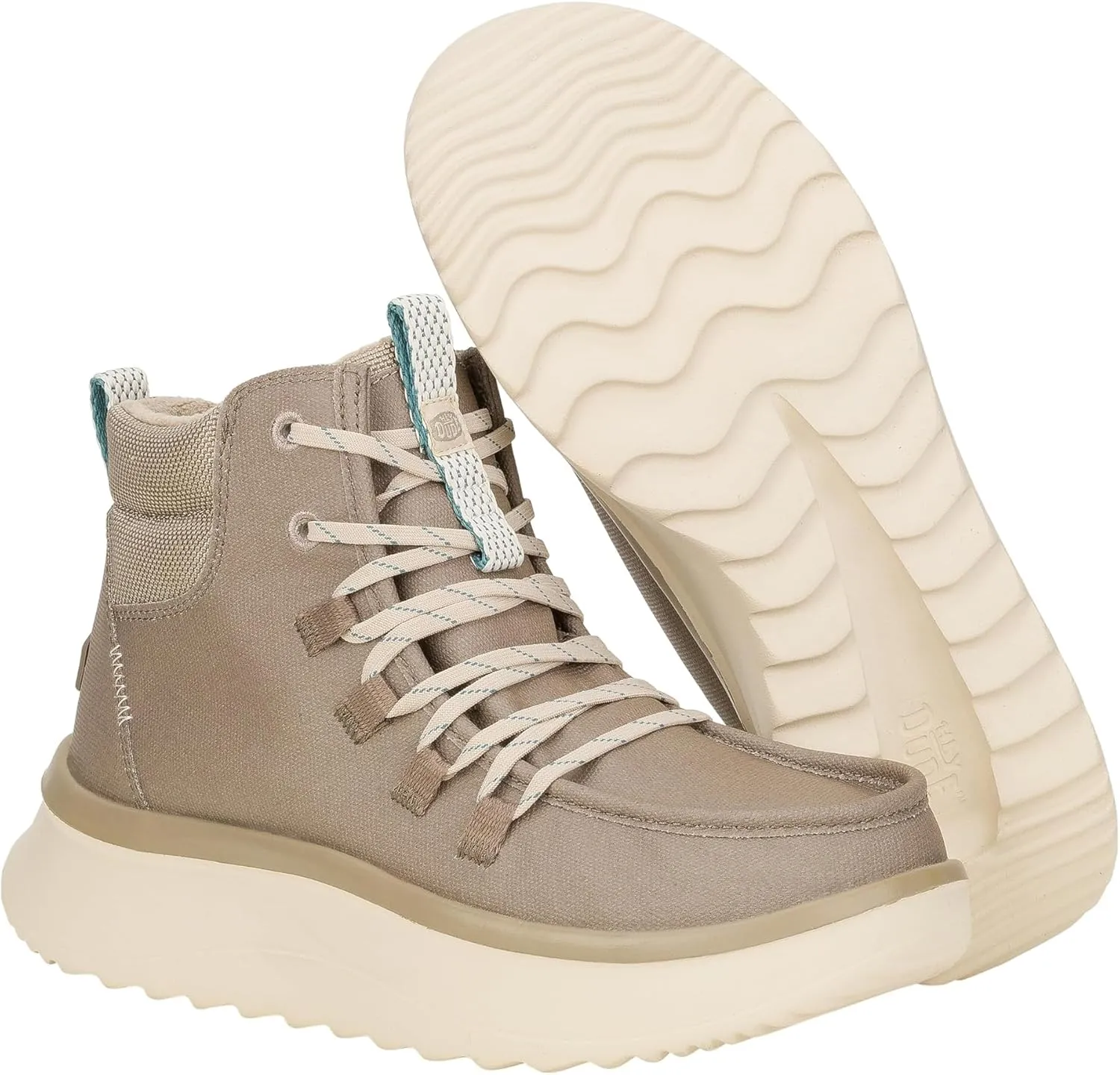 Hey Dude Women's Wendy Peak Apres Coated Twill Ankle Boot