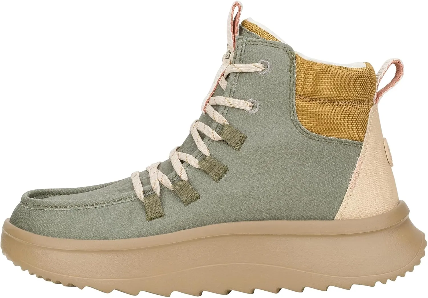 Hey Dude Women's Wendy Peak Apres Coated Twill Ankle Boot