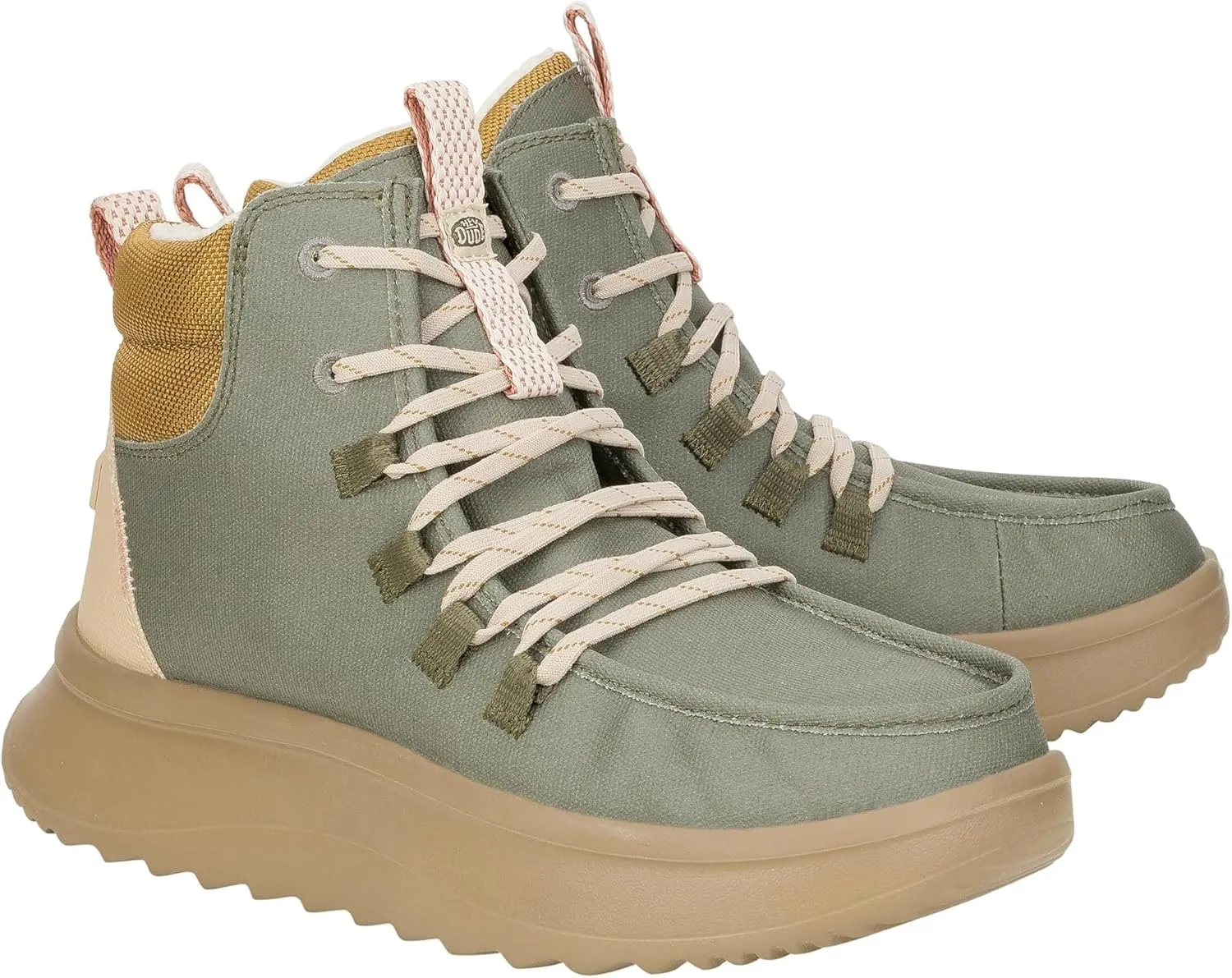 Hey Dude Women's Wendy Peak Apres Coated Twill Ankle Boot