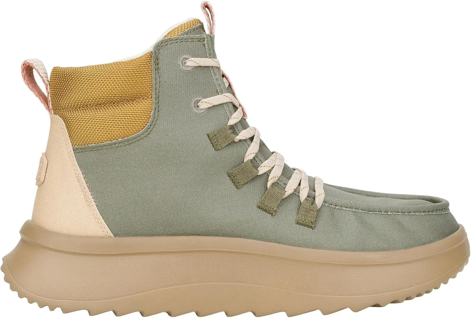 Hey Dude Women's Wendy Peak Apres Coated Twill Ankle Boot