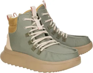 Hey Dude Women's Wendy Peak Apres Coated Twill Ankle Boot