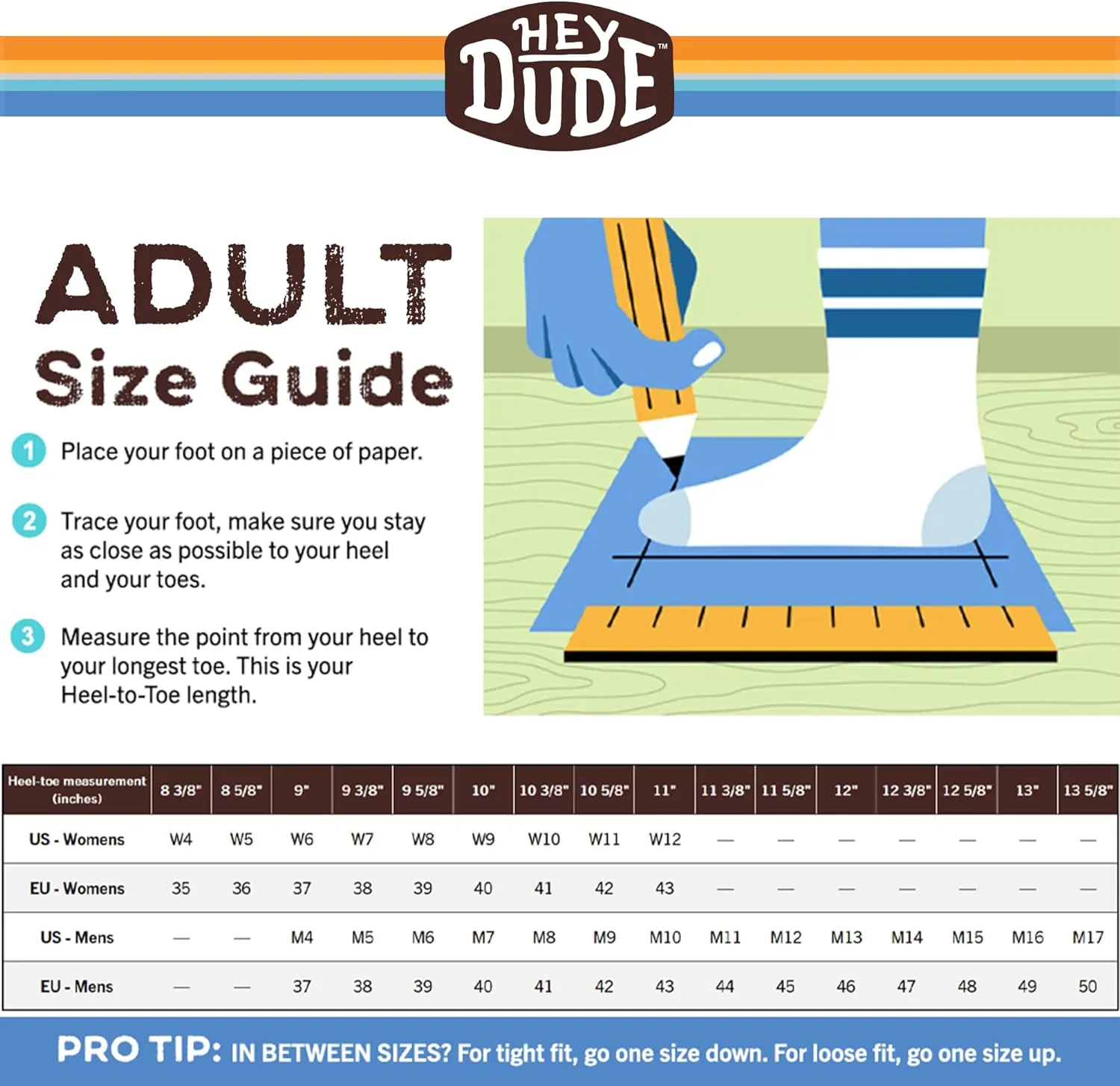 HEYDUDE Wally Collegiate Whites, Men’s Shoes, Men's Slip-on Loafers, Comfortable & Light-Weight