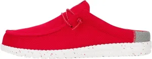 HEYDUDE Wally Slip Varsity Red/Grey Size 10, Men’s Shoes, Slip-on Mules, Comfortable & Light-Weight
