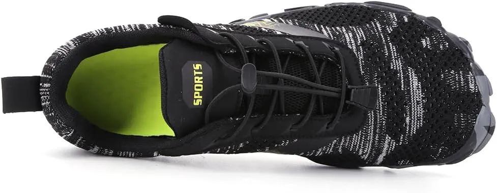 HiGropcore Barefoot Trail Running Shoes | Womens Mens Wide Toe Box Zero Drop Minimalist Slip on Shoes | Hike Barefoot Outdoor Shoes