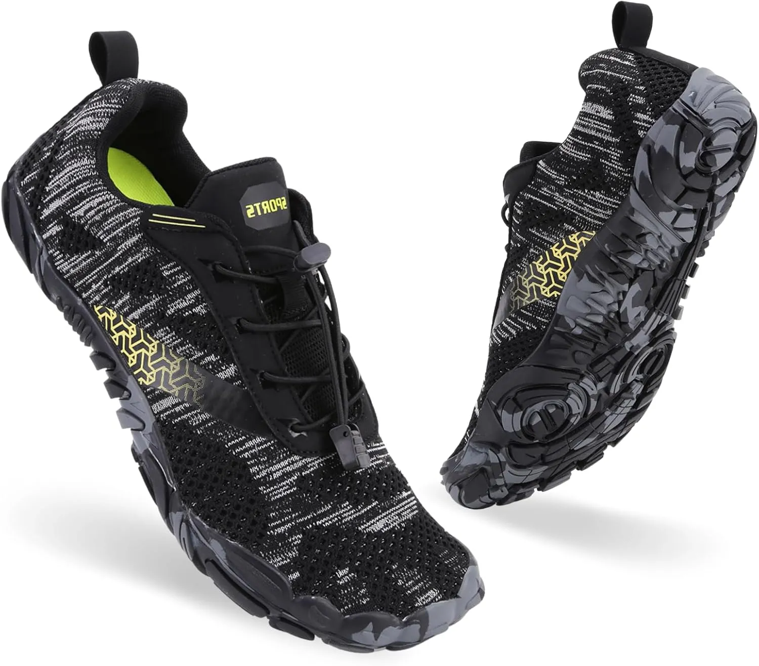 HiGropcore Barefoot Trail Running Shoes | Womens Mens Wide Toe Box Zero Drop Minimalist Slip on Shoes | Hike Barefoot Outdoor Shoes