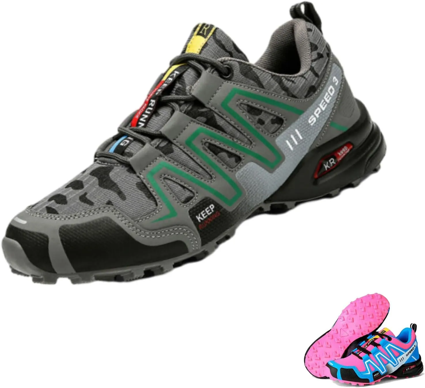 Hike Balance Shoes Women Men, 2025 New Orthopedic Pain-Relieving Walking Shoes, Comfort Outdoor Sneakers, Comfortable Breathable Non-Slip Slip-On Sneakers