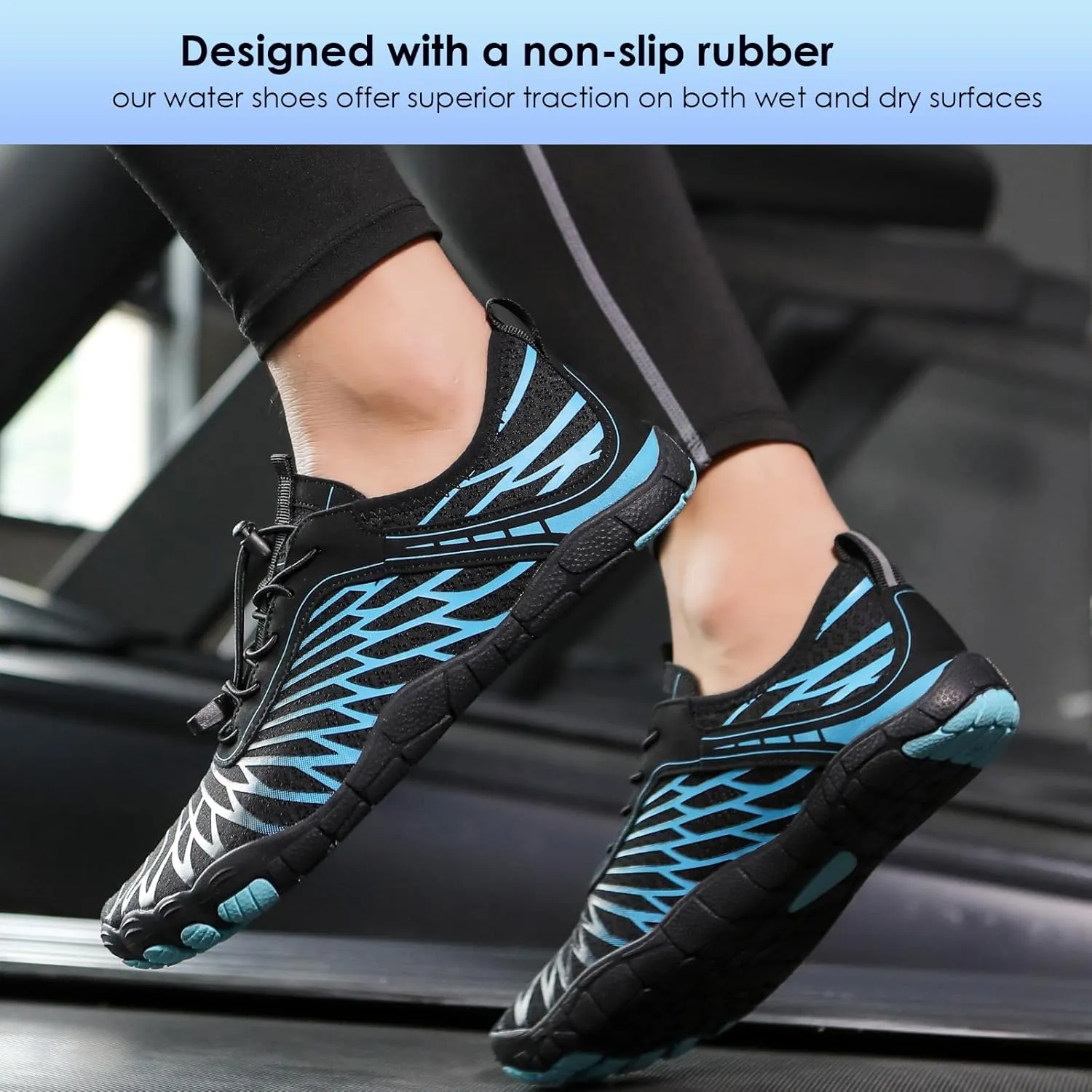 Hike Barefoot Shoes Breathable Non-Slip Athletic Footwear Wide Toe Water Shoes for Women & Men