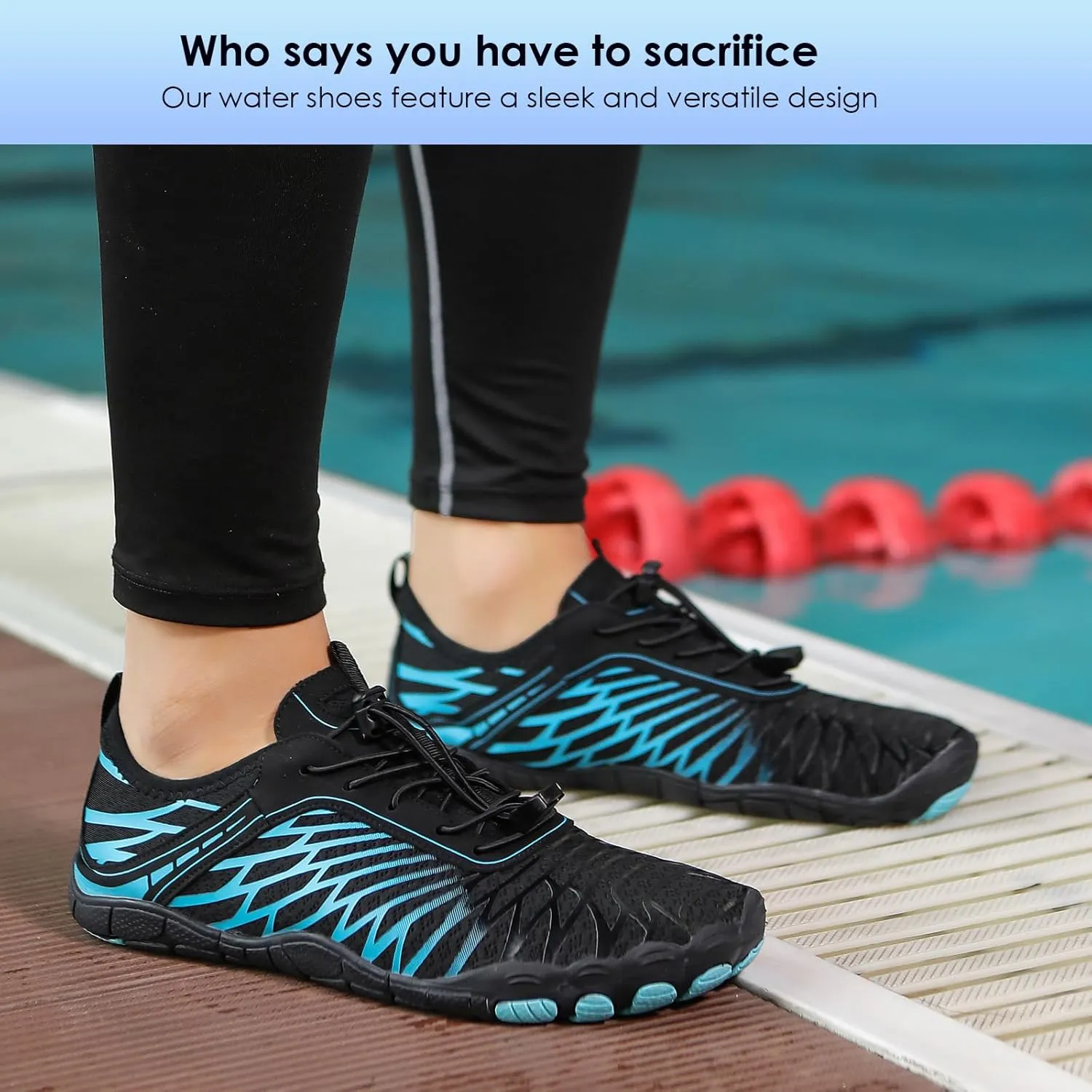 Hike Barefoot Shoes Breathable Non-Slip Athletic Footwear Wide Toe Water Shoes for Women & Men