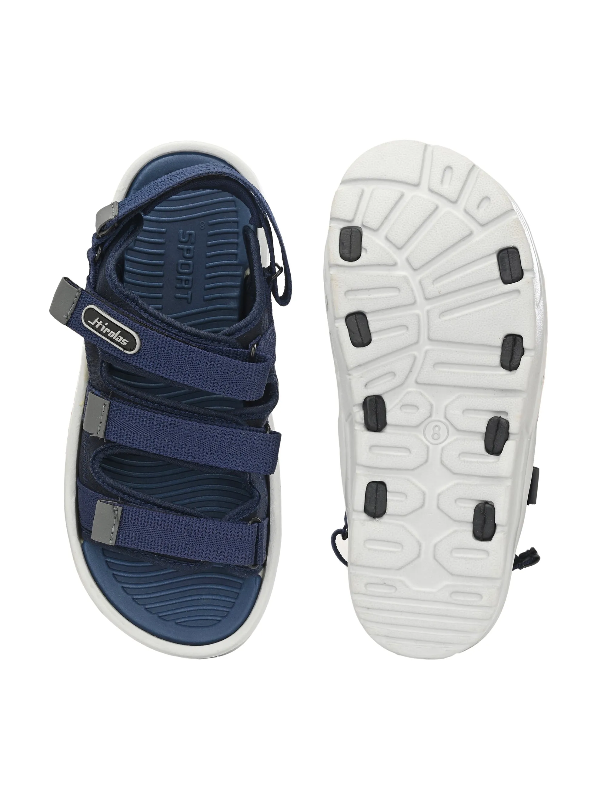 Hirolas® Men's Blue Fashion Floater Sports Sandal (HROFF23BLU)