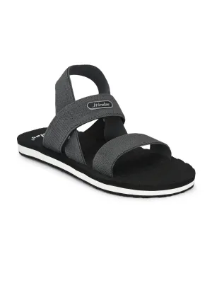 Hirolas® Men's Trendy Ealsticated Grey Comfortable Sandal (HROFF14GRY)