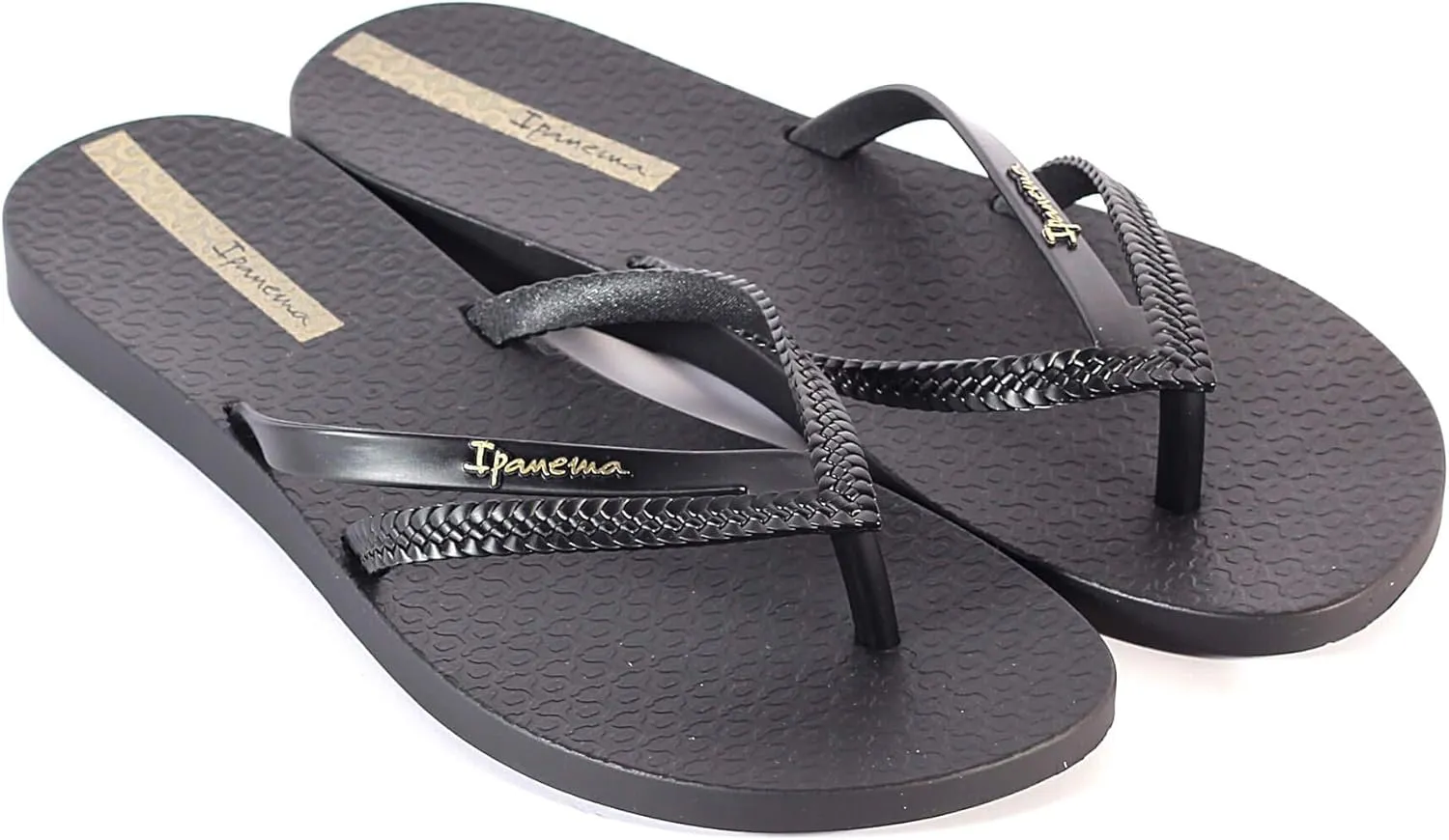 Ipanema Women's Bossa Flip Flops - Comfortable and Stylish Slip-on Sandals for Women with Woven Y-Strap Design