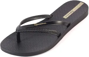 Ipanema Women's Bossa Flip Flops - Comfortable and Stylish Slip-on Sandals for Women with Woven Y-Strap Design