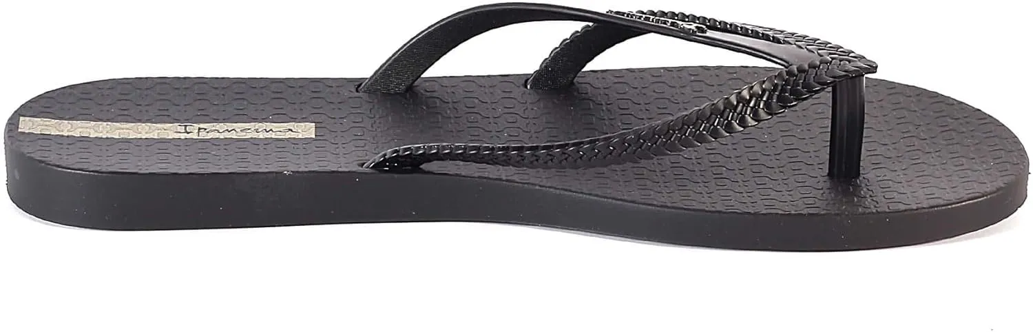 Ipanema Women's Bossa Flip Flops - Comfortable and Stylish Slip-on Sandals for Women with Woven Y-Strap Design