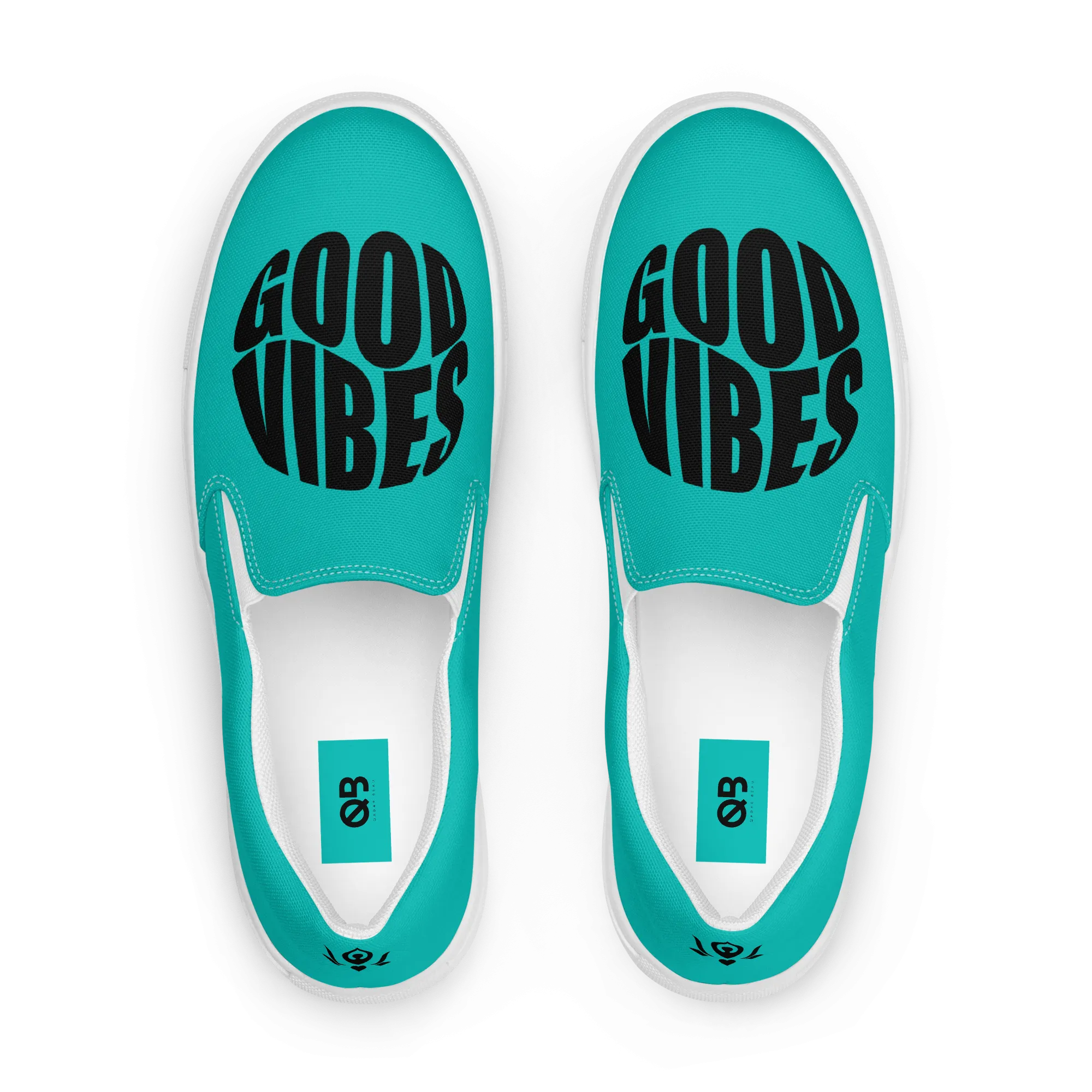 Iris Blue Women's Slip-on Canvas Shoes