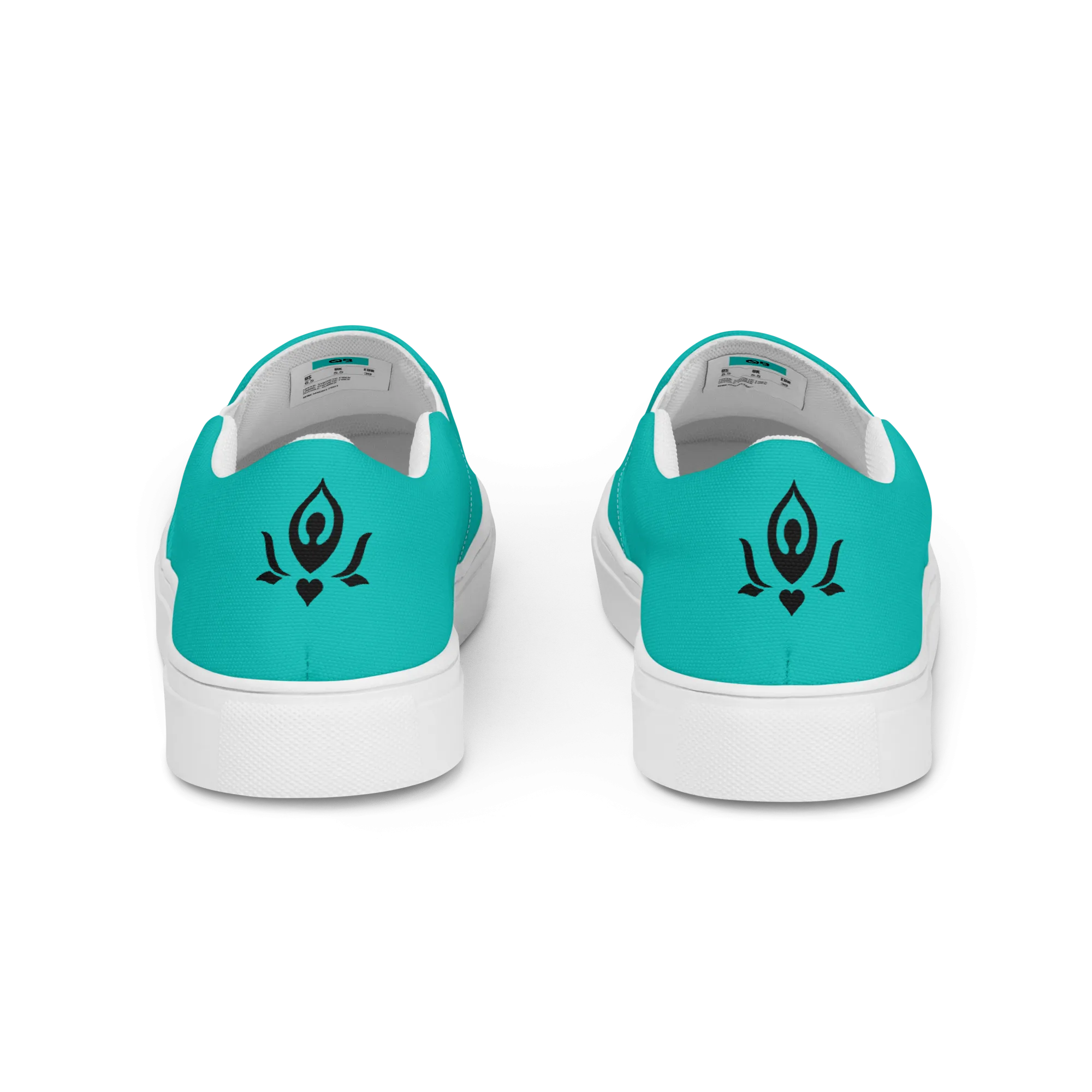 Iris Blue Women's Slip-on Canvas Shoes