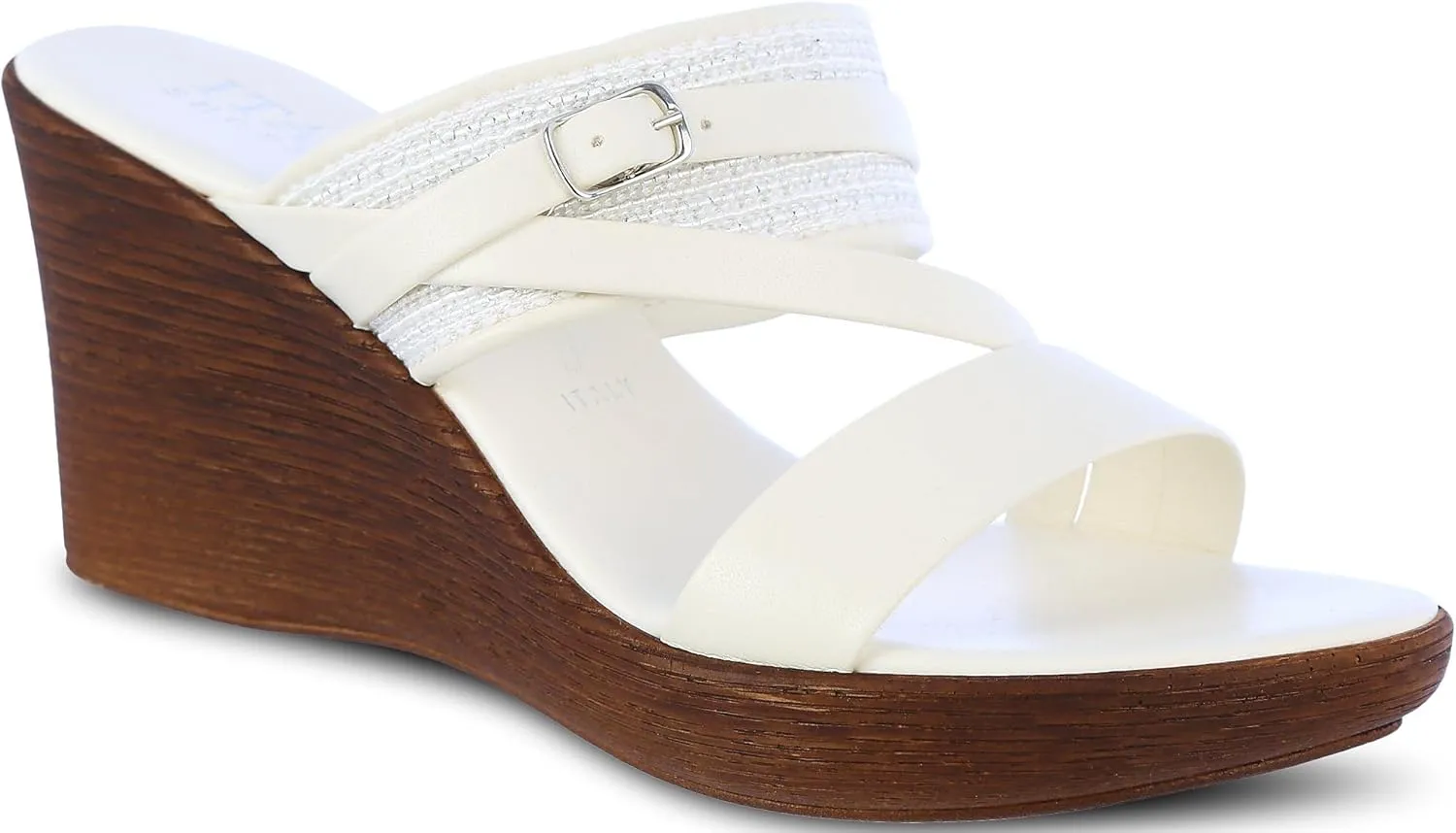 ITALIAN Shoemakers Womens Andre Heels 6 White