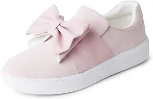 J. Adams Wally Platform Sneakers for Women - Comfortable Slip On Shoes with Bow