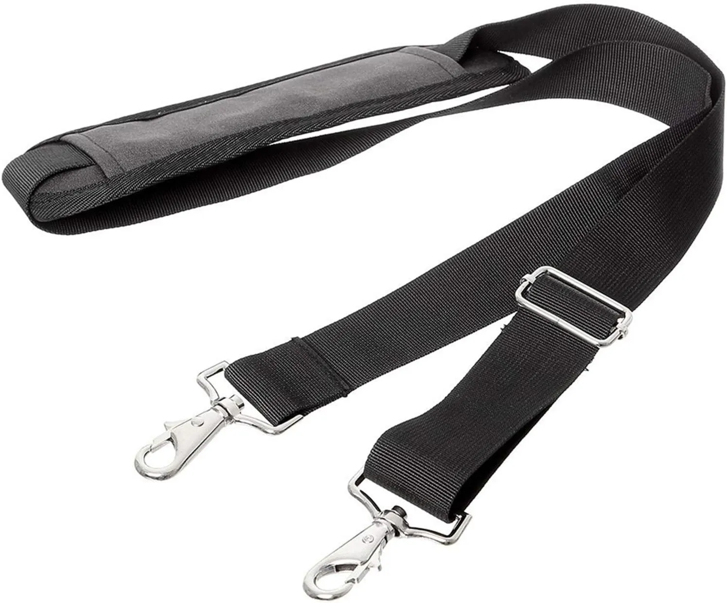 JAKAGO 61" Replacement Shoulder Strap, Padded Long Duffel Bag Strap Universal Adjustable Shoulder Belt with Non-Slip Pad