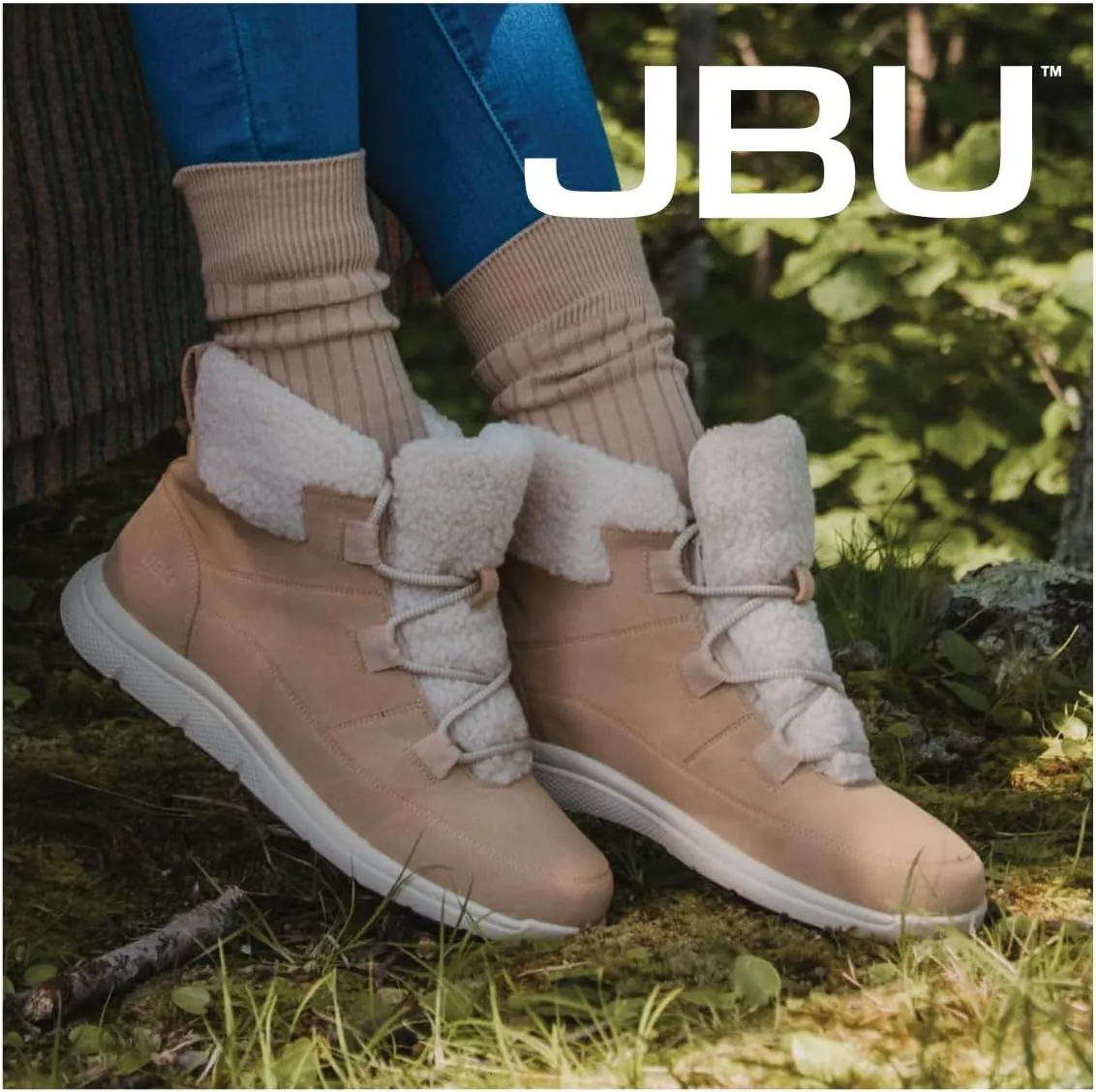 JBU Women's Freeze Lace Up Casual Ankle Winter Boot