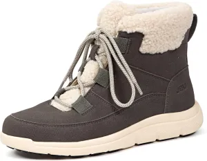JBU Women's Freeze Lace Up Casual Ankle Winter Boot