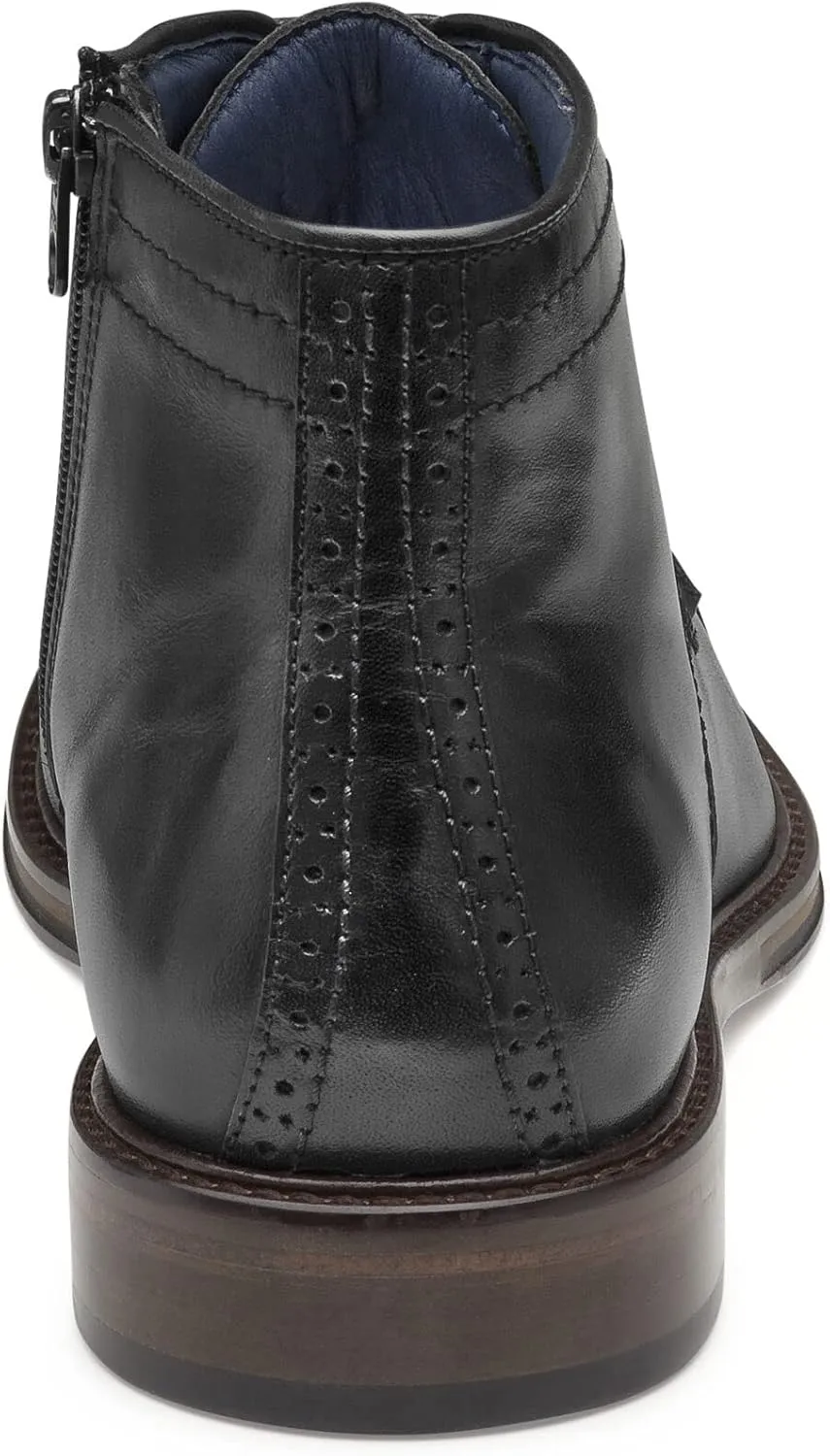 Johnston & Murphy Men’s XC Flex Raleigh Cap Toe Zip Boot | Full-Grain Leather | Cushioned Footbed | Leather/Rubber Sole