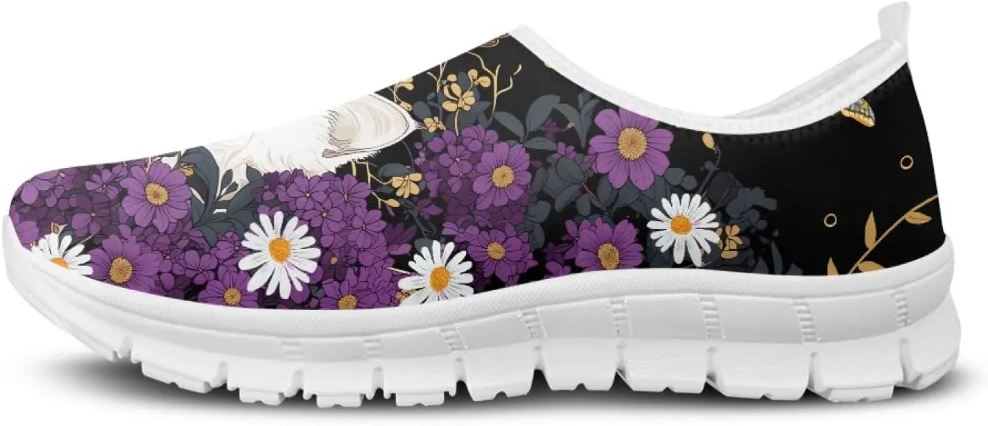 JoyLamoria Hummingbird Sneakers Low Top Flats Loafer Lightweight Walking Travel Shoes Girls 2025 Fashion Boat Shoes
