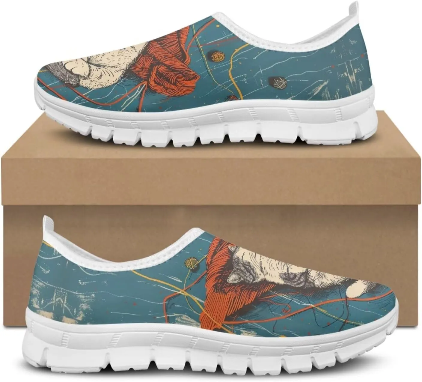 JoyLamoria Hummingbird Sneakers Low Top Flats Loafer Lightweight Walking Travel Shoes Girls 2025 Fashion Boat Shoes