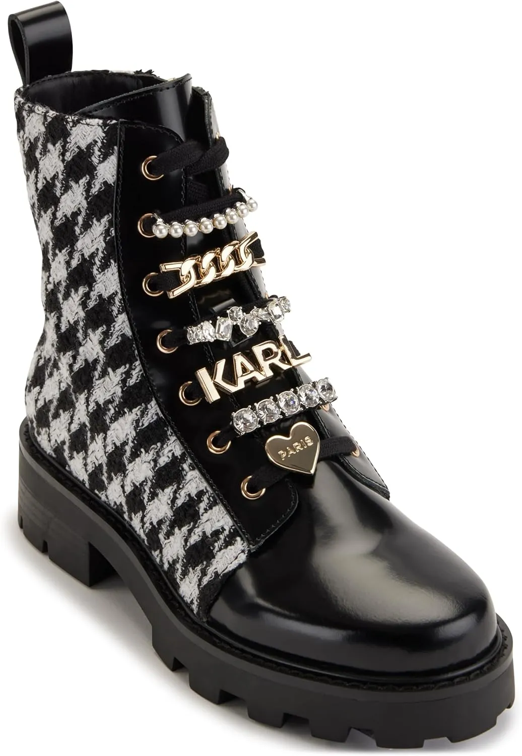 KARL LAGERFELD womens Everyday Cold Weather Mela - Combat Boot