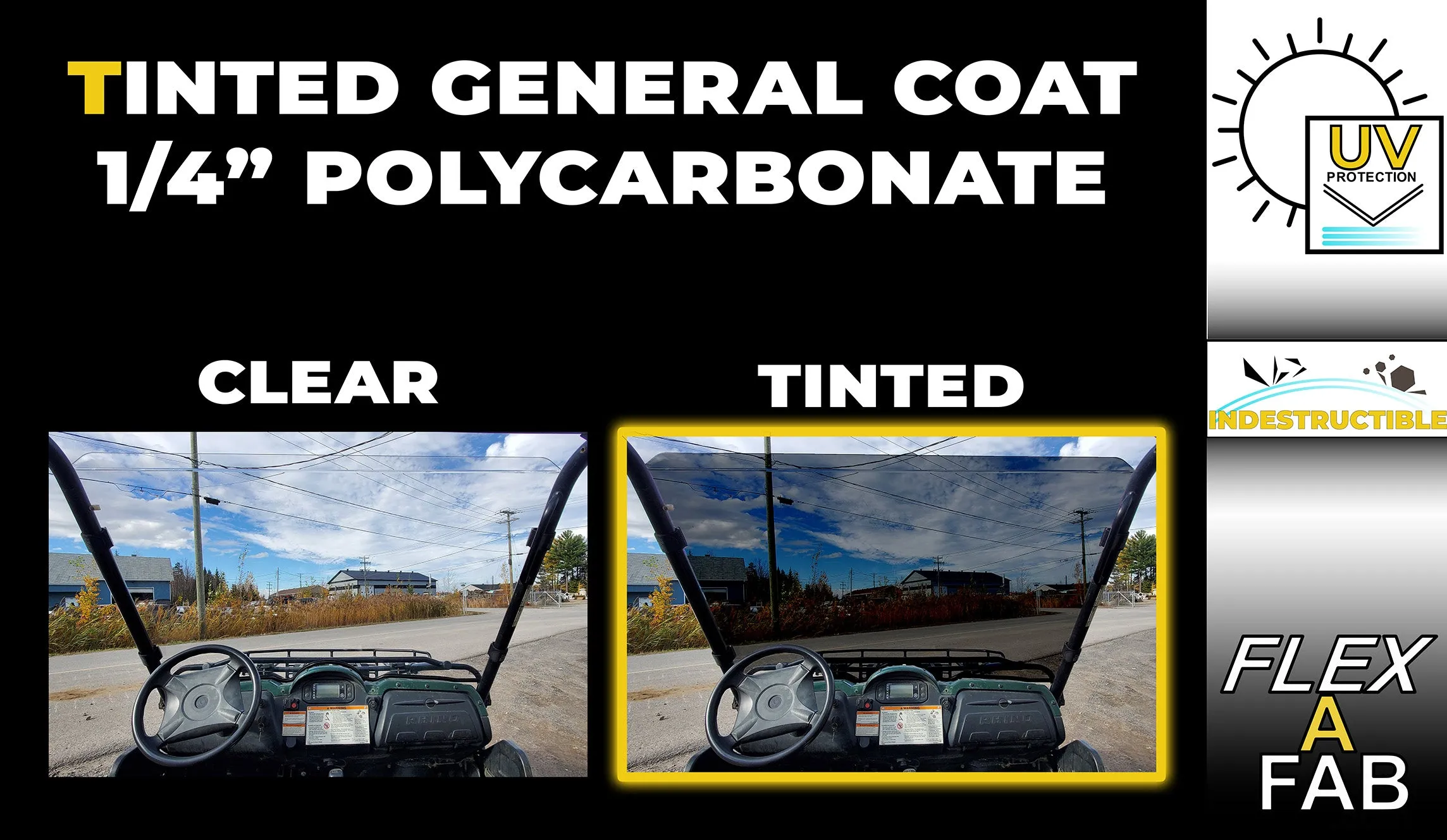 KAWASAKI MULE PRO FX DX 2015  Windshield Half Lower