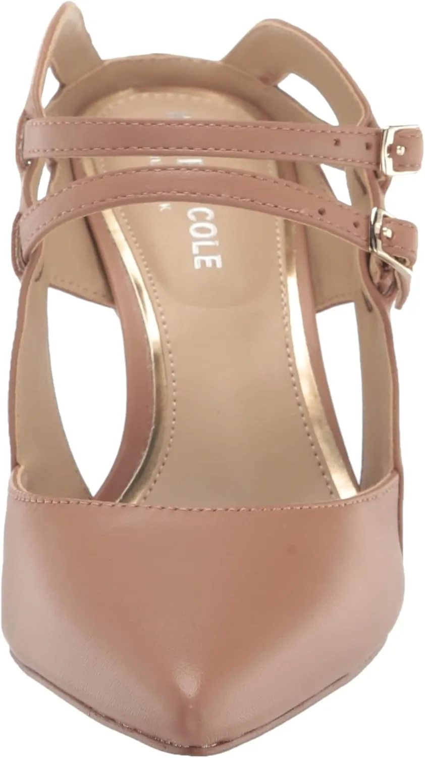 Kenneth Cole Women's Riley 85 Double Strap Mule Heeled Sandal