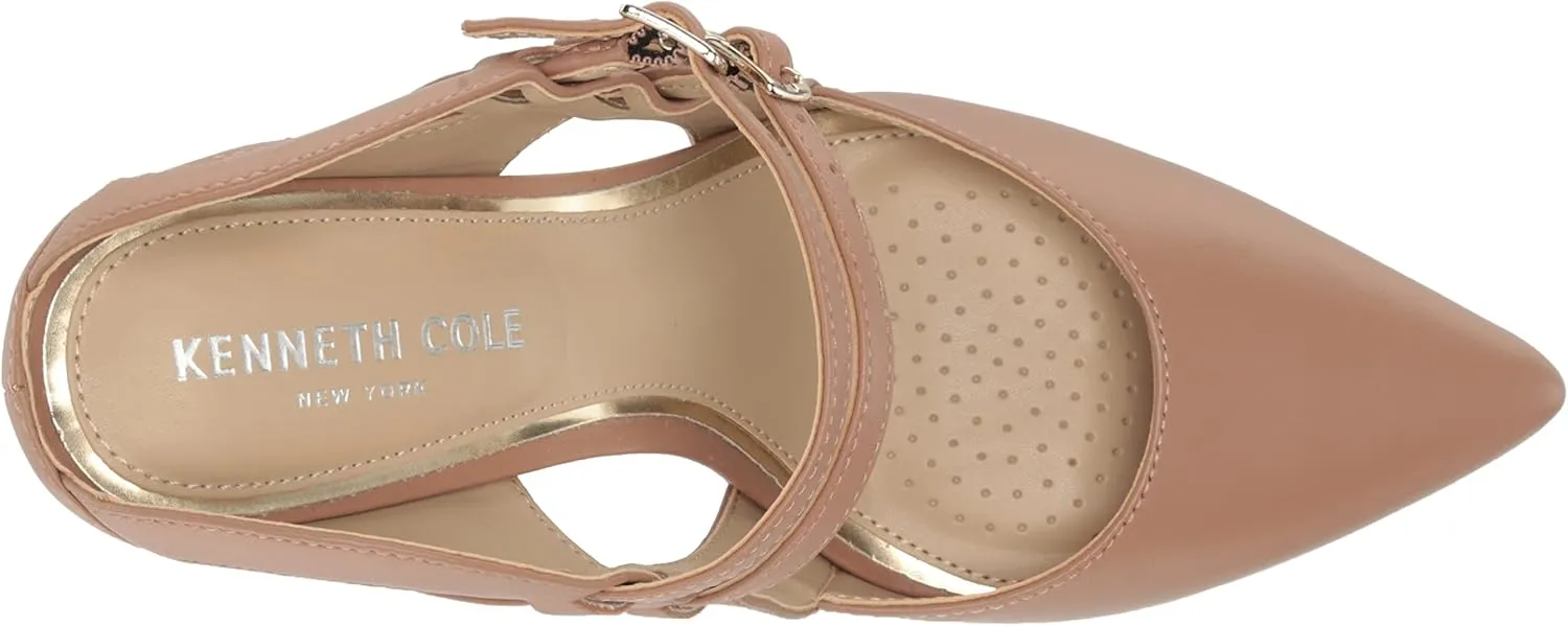 Kenneth Cole Women's Riley 85 Double Strap Mule Heeled Sandal