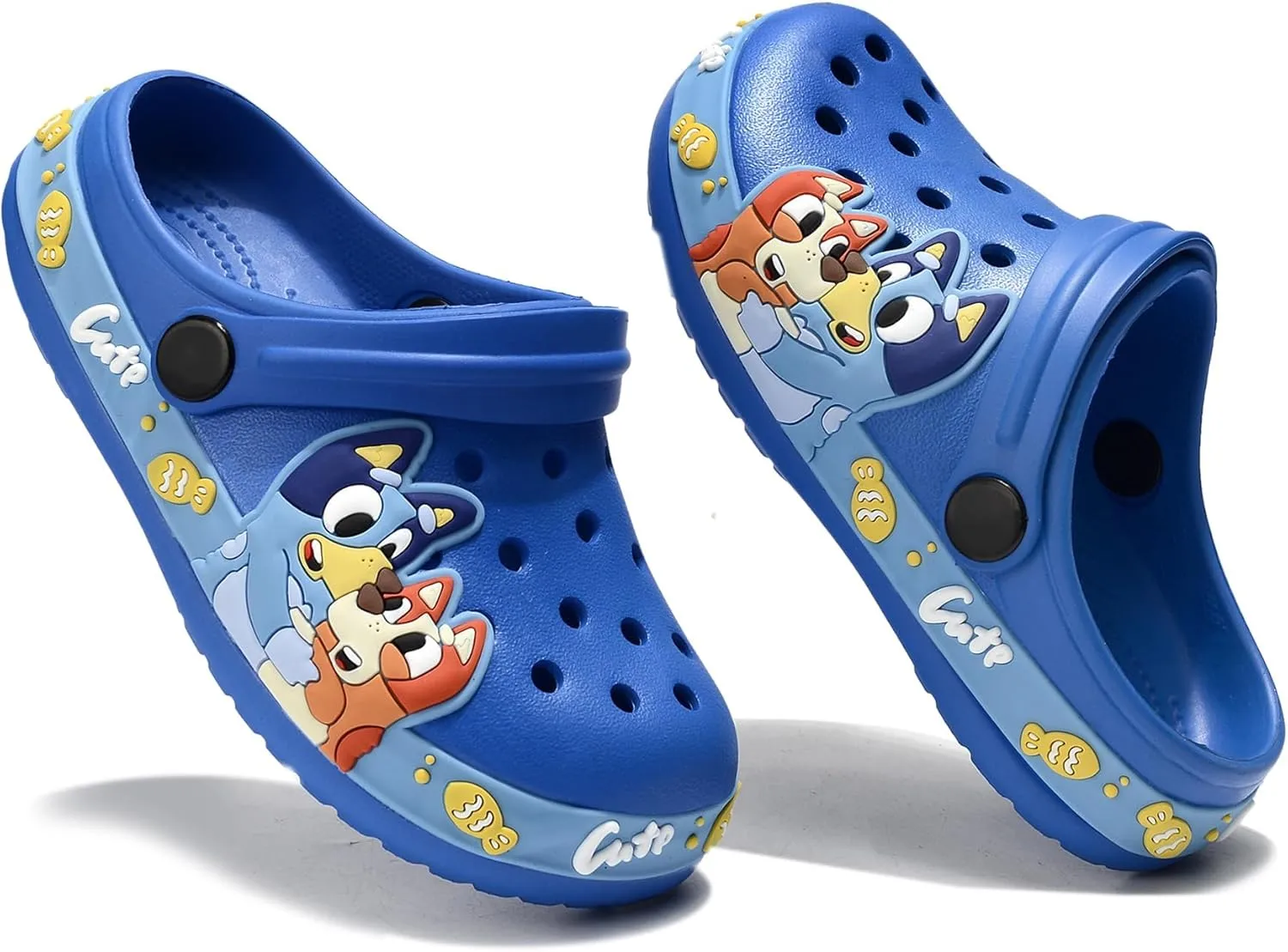 Kids'Clogs Lightweight Breathable EVA Slip-On Sandals with Adjustable Strap Non-Slip Outdoor Indoor Shoes for Boys Girls Water Play Beach Garden