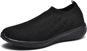 konhill Women's Slip On Walking Shoes Breathable Mesh Sneakers Work Casual Tennis Shoes