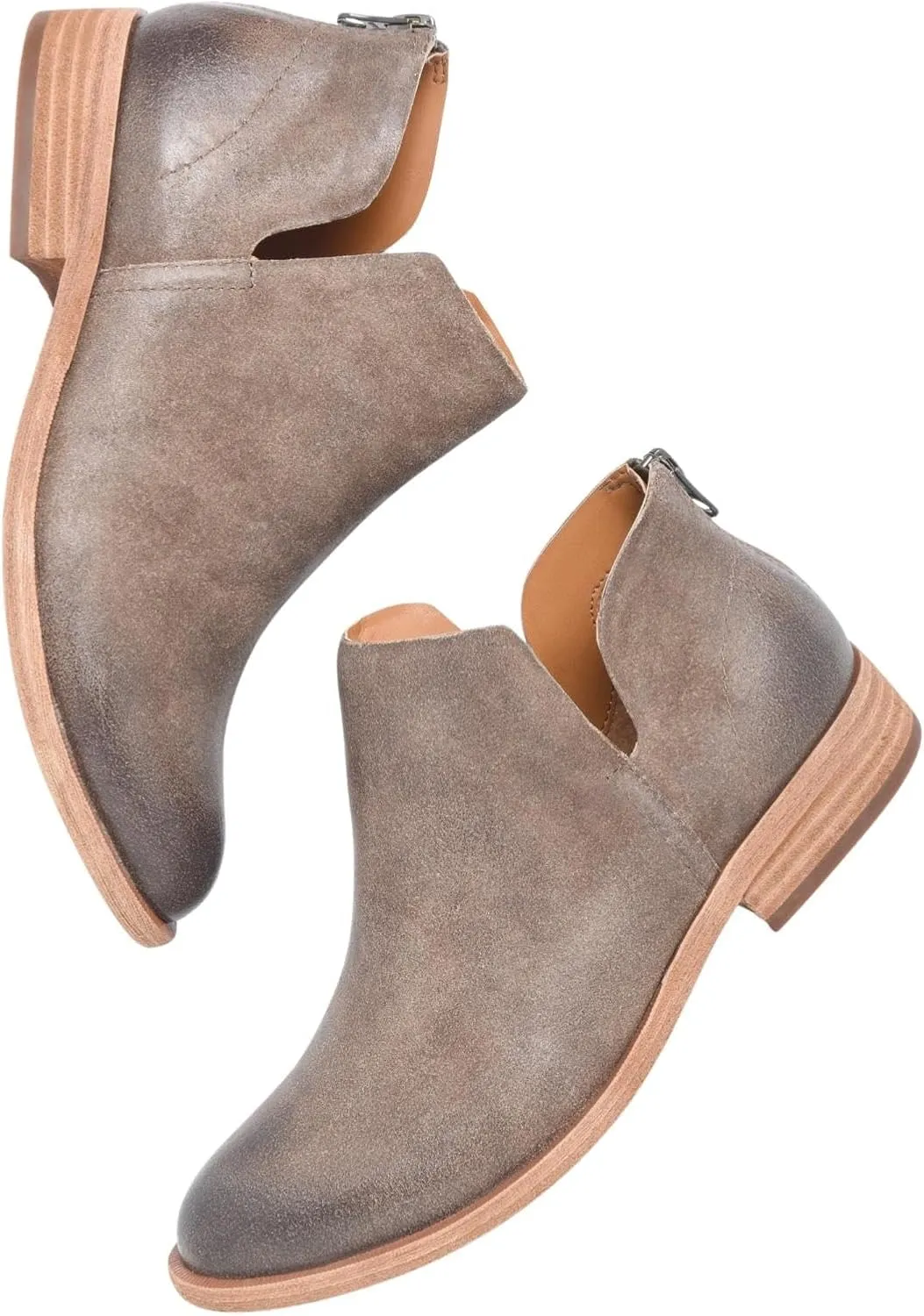 KORK-EASE Women's Renny Ankle Boot - Chic Cut-Outs, Hand-Finished Leather, Comfortable Design
