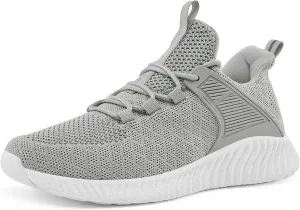 KPP Walking Shoes for Men Breathable Tennis Running Gym Sneakers Slip On Memory Foam Shoes