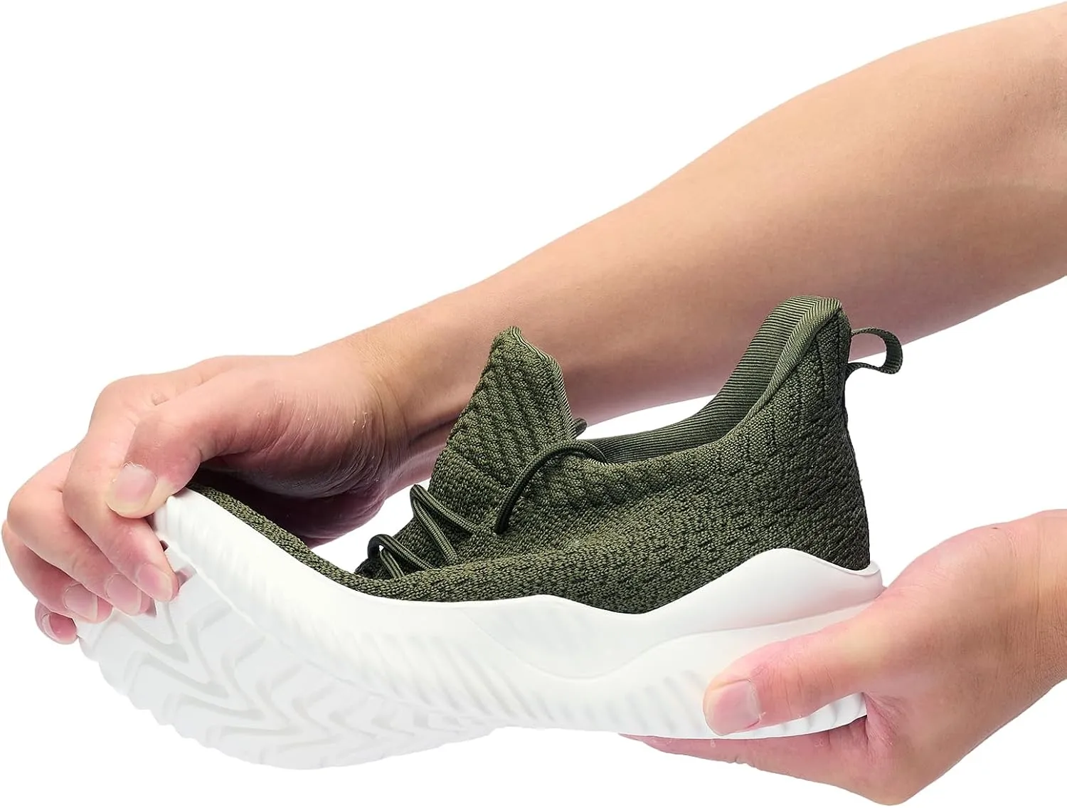 KPP Walking Shoes for Men Breathable Tennis Running Gym Sneakers Slip On Memory Foam Shoes
