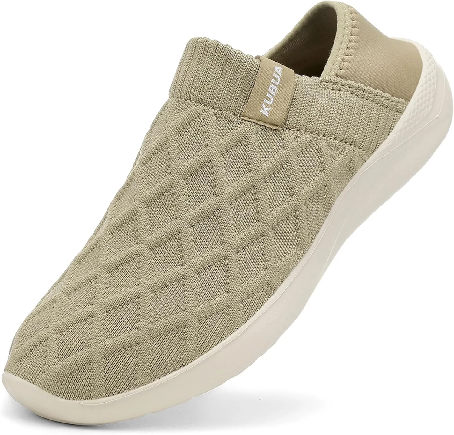 KUBUA Mens Womens Slippers Indoor Lightweight House Shoes Outdoor Breathable Slip on Loafers