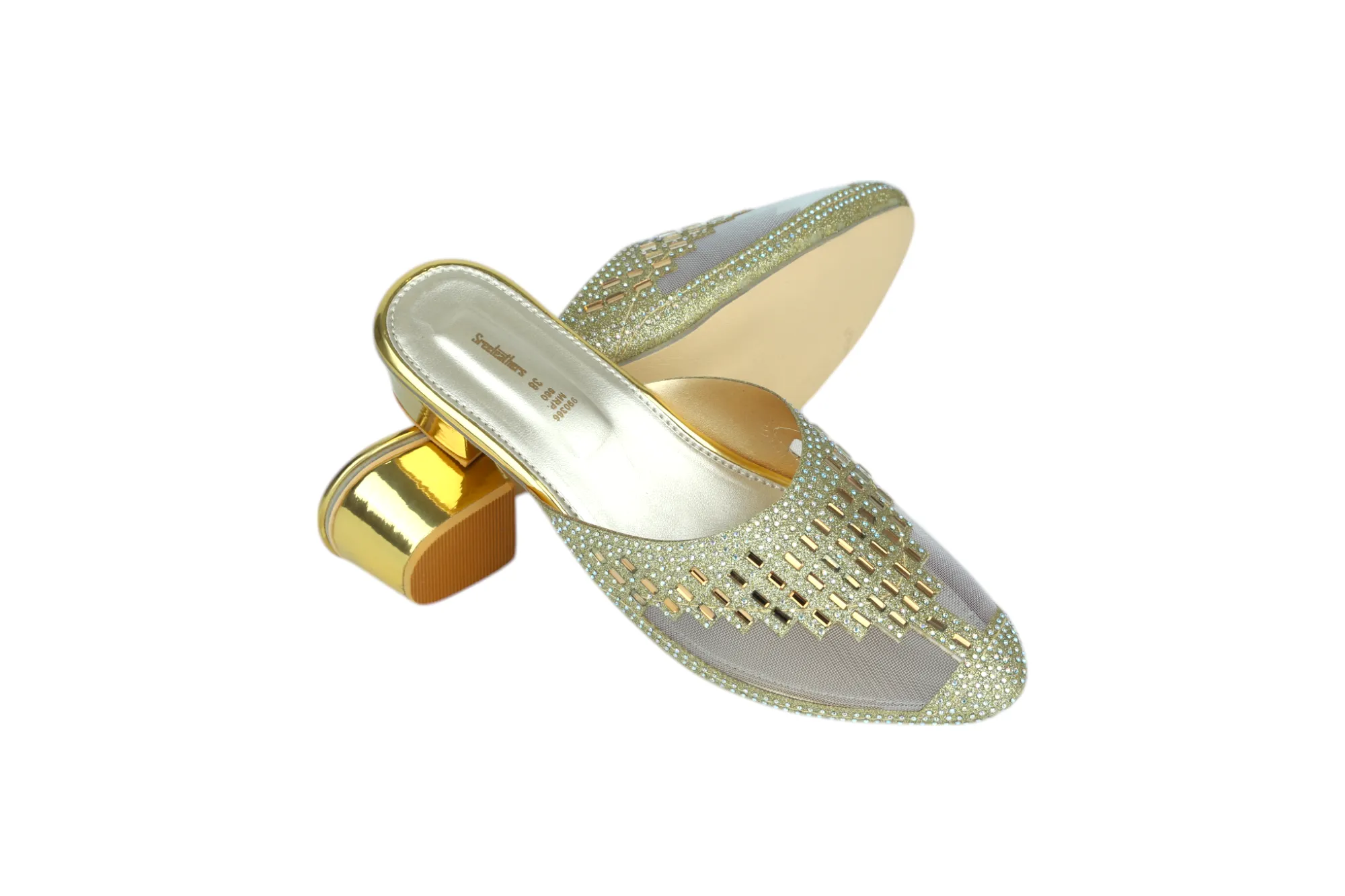 LADIES FANCY CUT OUT MULE 990366