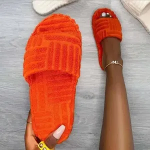 Ladies' Plush Comfort Slippers