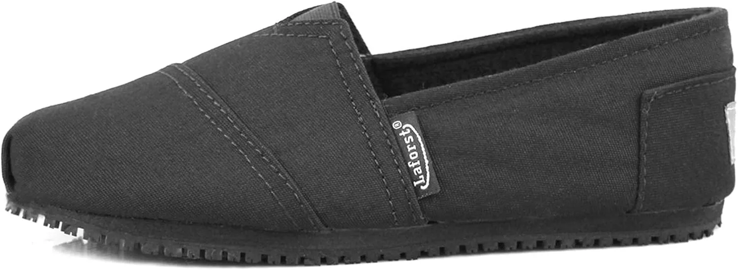 Laforst Dale 3312 Womens Sunbrella Slip Resistant Waitress Server Slip On Flat
