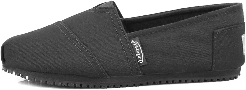 Laforst Dale 3312 Womens Sunbrella Slip Resistant Waitress Server Slip On Flat