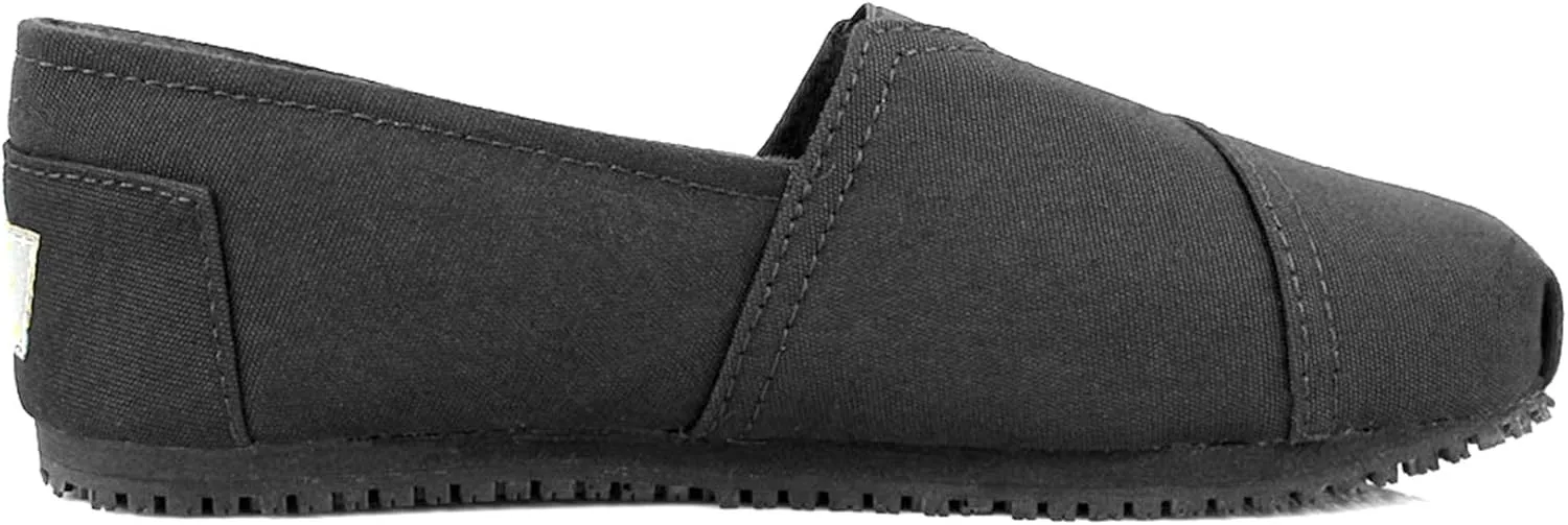 Laforst Dale 3312 Womens Sunbrella Slip Resistant Waitress Server Slip On Flat