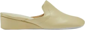 Lamo Somersby Blanche Women's Slippers, Slip-On Leather House Slippers for Women