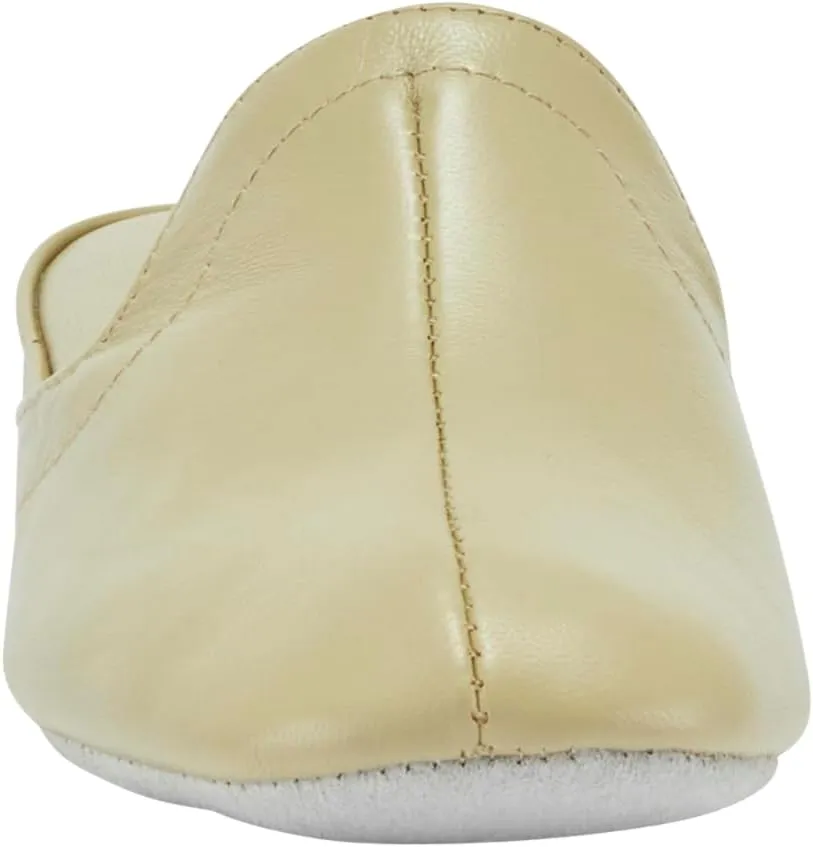 Lamo Somersby Blanche Women's Slippers, Slip-On Leather House Slippers for Women