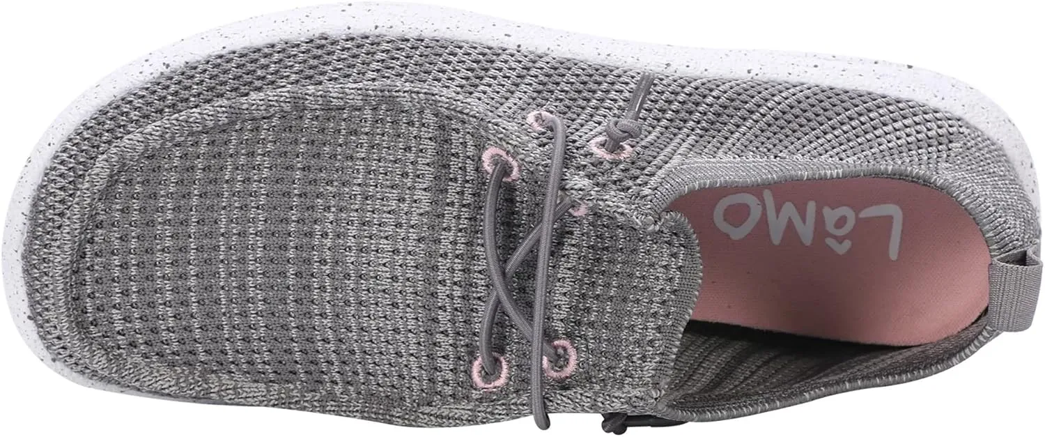 Lamo Women's Michelle Lightweight Breathable Water-Resistant Knit Canvas Slip-On Casual Shoes Lite Eva Outsole